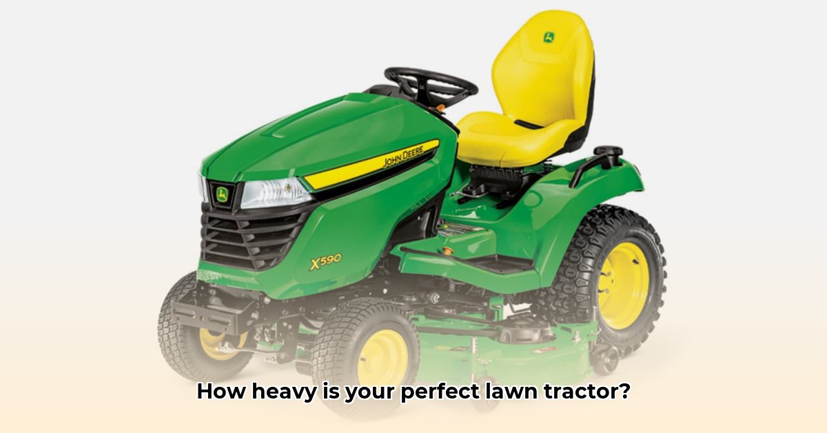 how-much-does-a-lawn-tractor-weigh